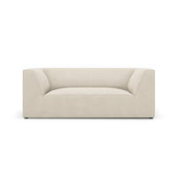SOFA Ruby aus Cord leichtes beige 2 Sitzplätze - Creme, Textil (93/69/174cm) - Micadoni