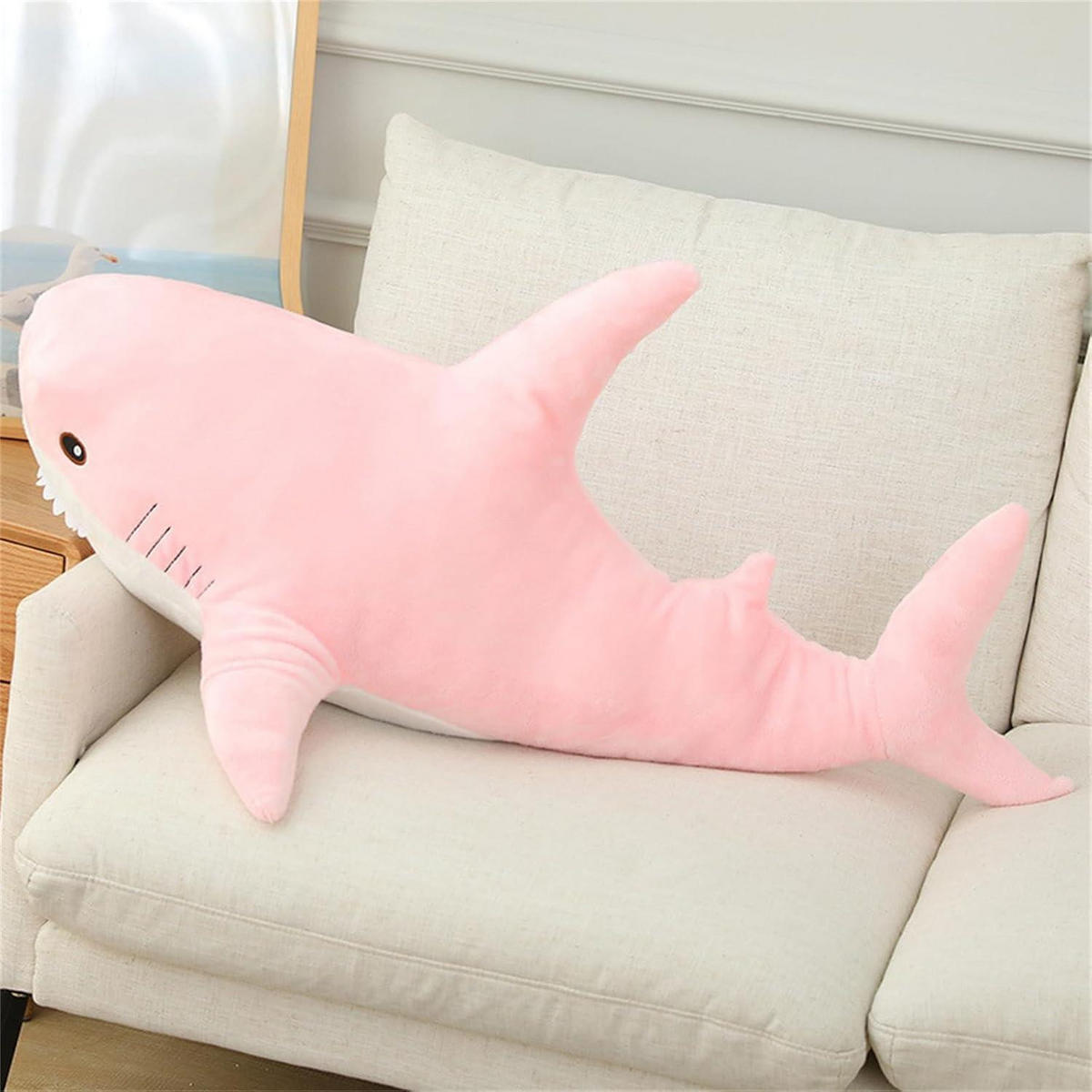 KUSCHELTIER Hai 40 cm - Rosa, Textil (20/40cm)