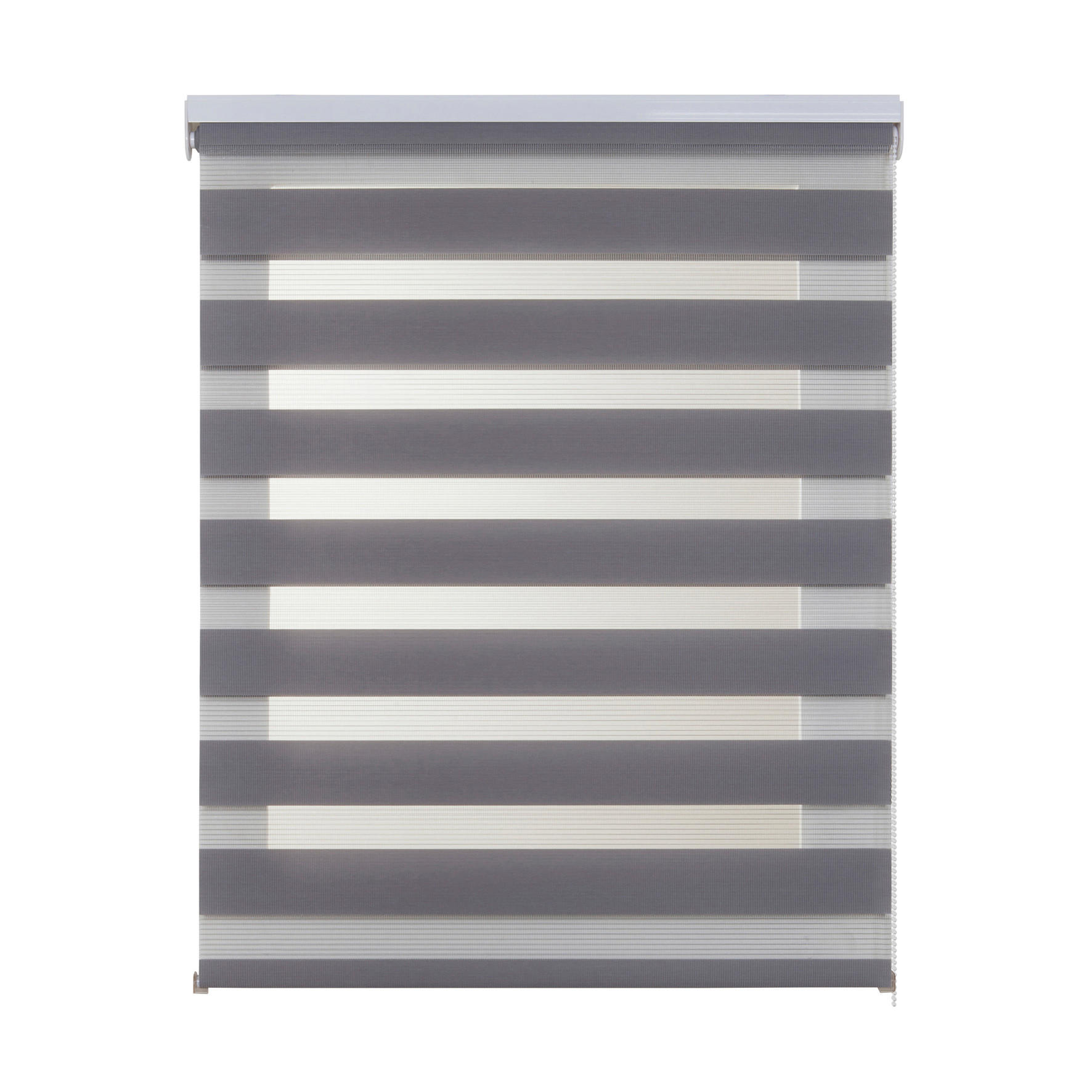 Storesdeco Doppelrollo Silber 120x180 cm