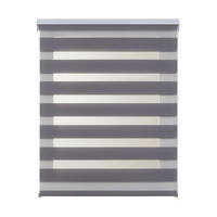 DOPPELROLLO Silber 90x180 cm EL - Silberfarben, Kunststoff (90/180cm) - STORESDECO