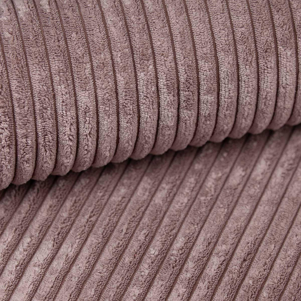 ECKSOFA Palermo mit Schlaffunktion und Bettkasten in Cordstoff - Violett, Holz/Holzwerkstoff (245/143cm) - Ravio