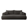 SCHLAFSOFA Ovo Dunkelgrau Boucle - Dunkelgrau, Textil (250/96/110cm) - Selsey