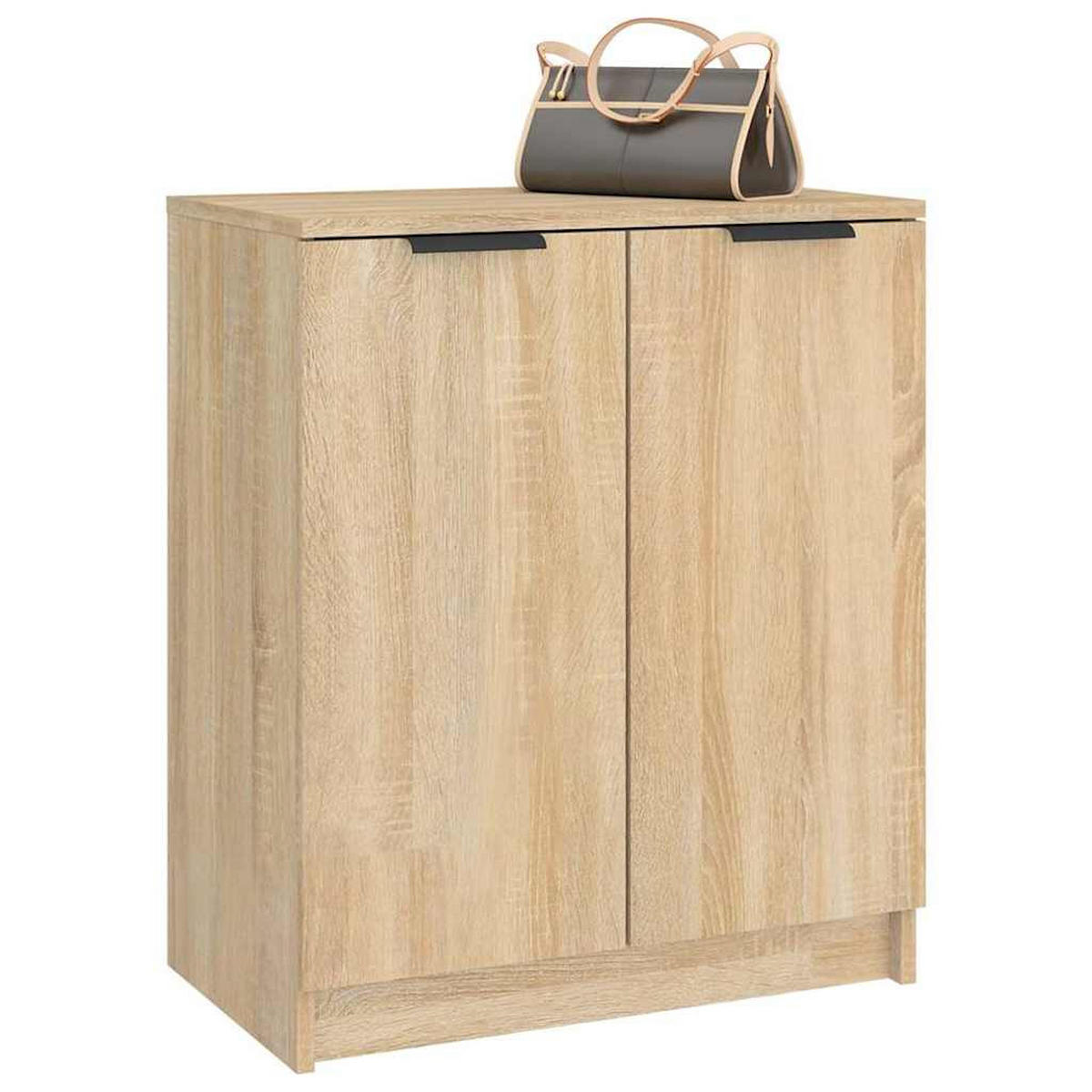 SCHUHSCHRANK Sonoma-Eiche 59/35/70 Cm Holzwerkstoff - Braun, Holzwerkstoff (35/70/59cm) - vidaXL