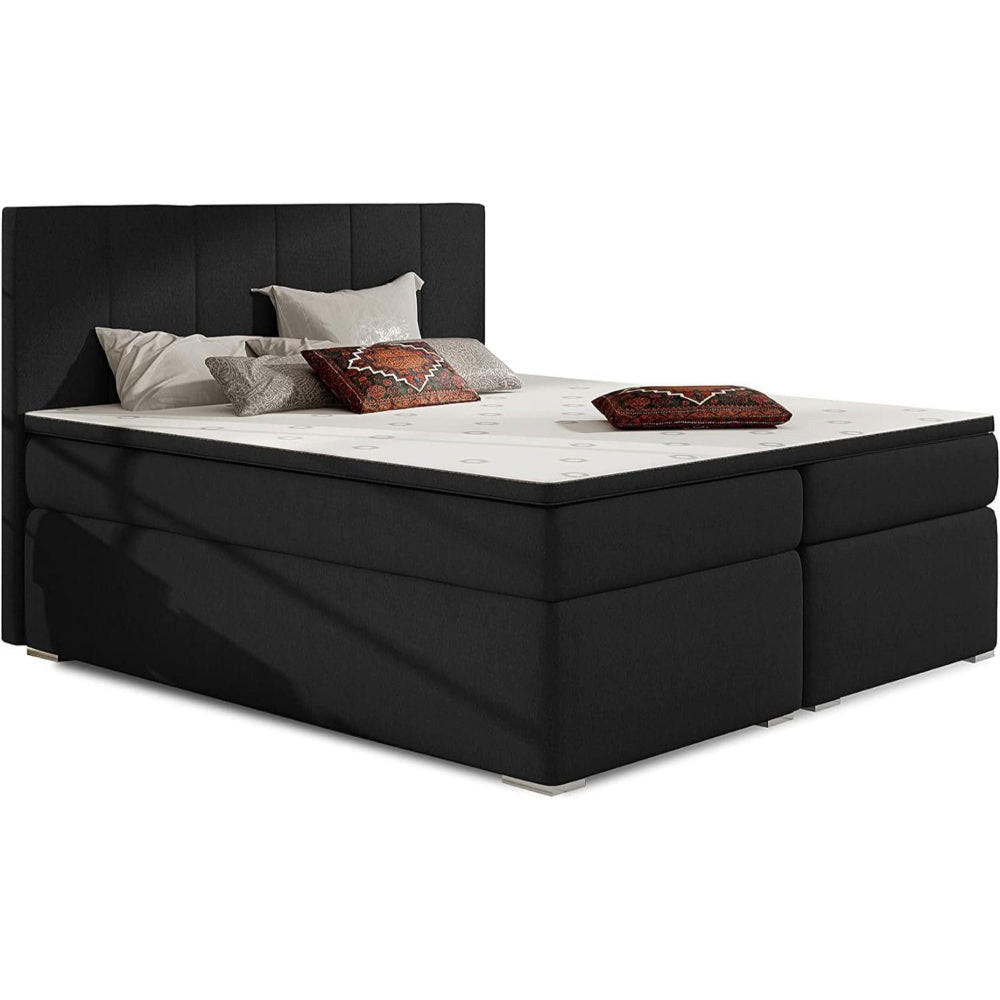 Best For Home Boxbett Schwarz 160x200 cm