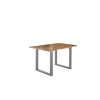 ESSTISCH LUBIN - Beige/Silberfarben, Holz/Metall (85/160/77cm) - SAM