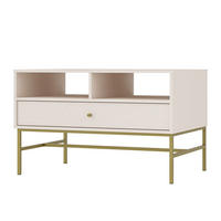 COUCHTISCH TORINO 100,2/62,5/65 cm Beige - Beige, Holzwerkstoff (65/100.2/62.5cm) - MASSENO