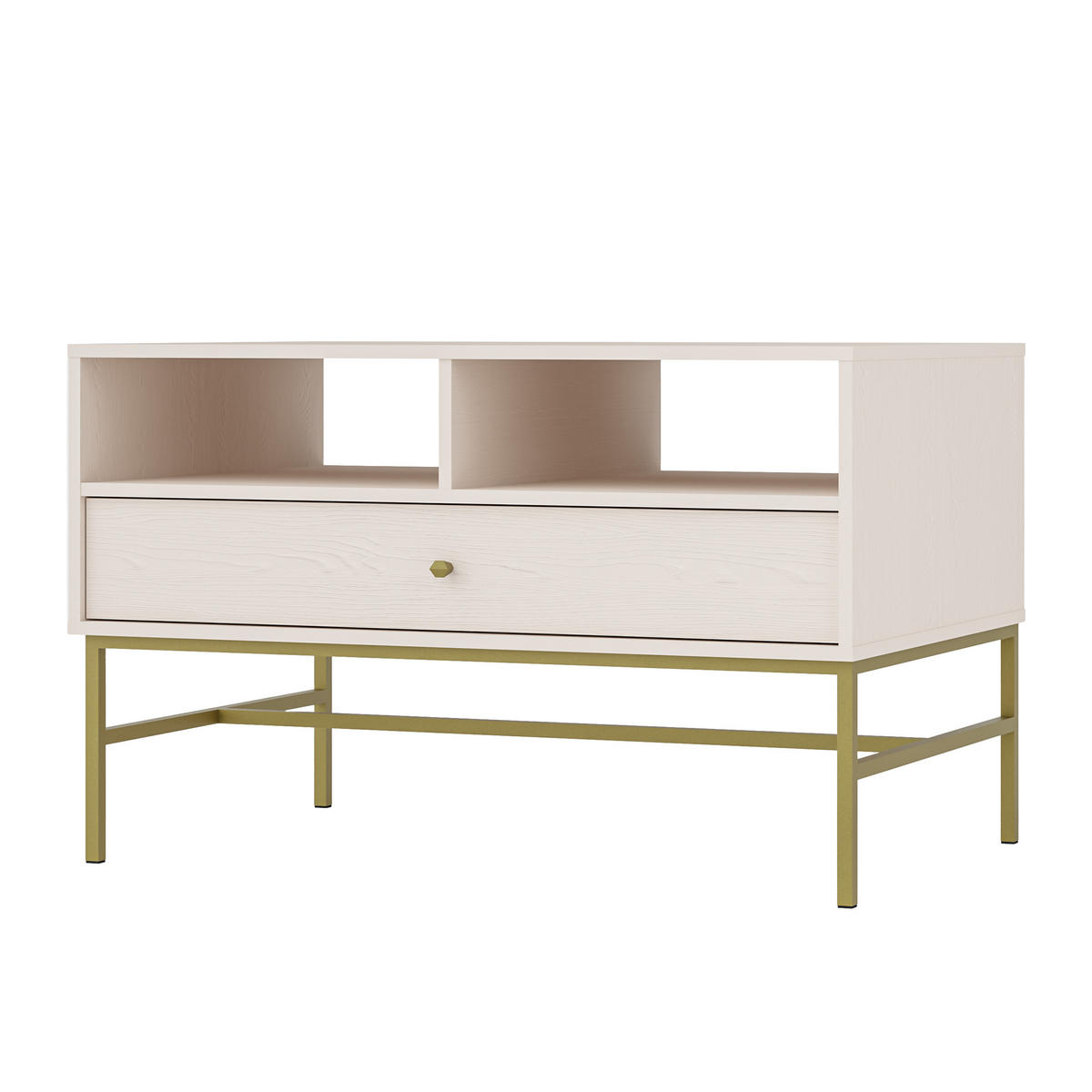 COUCHTISCH TORINO 100,2/62,5/65 cm Beige - Beige, Holzwerkstoff (65/100.2/62.5cm) - MASSENO