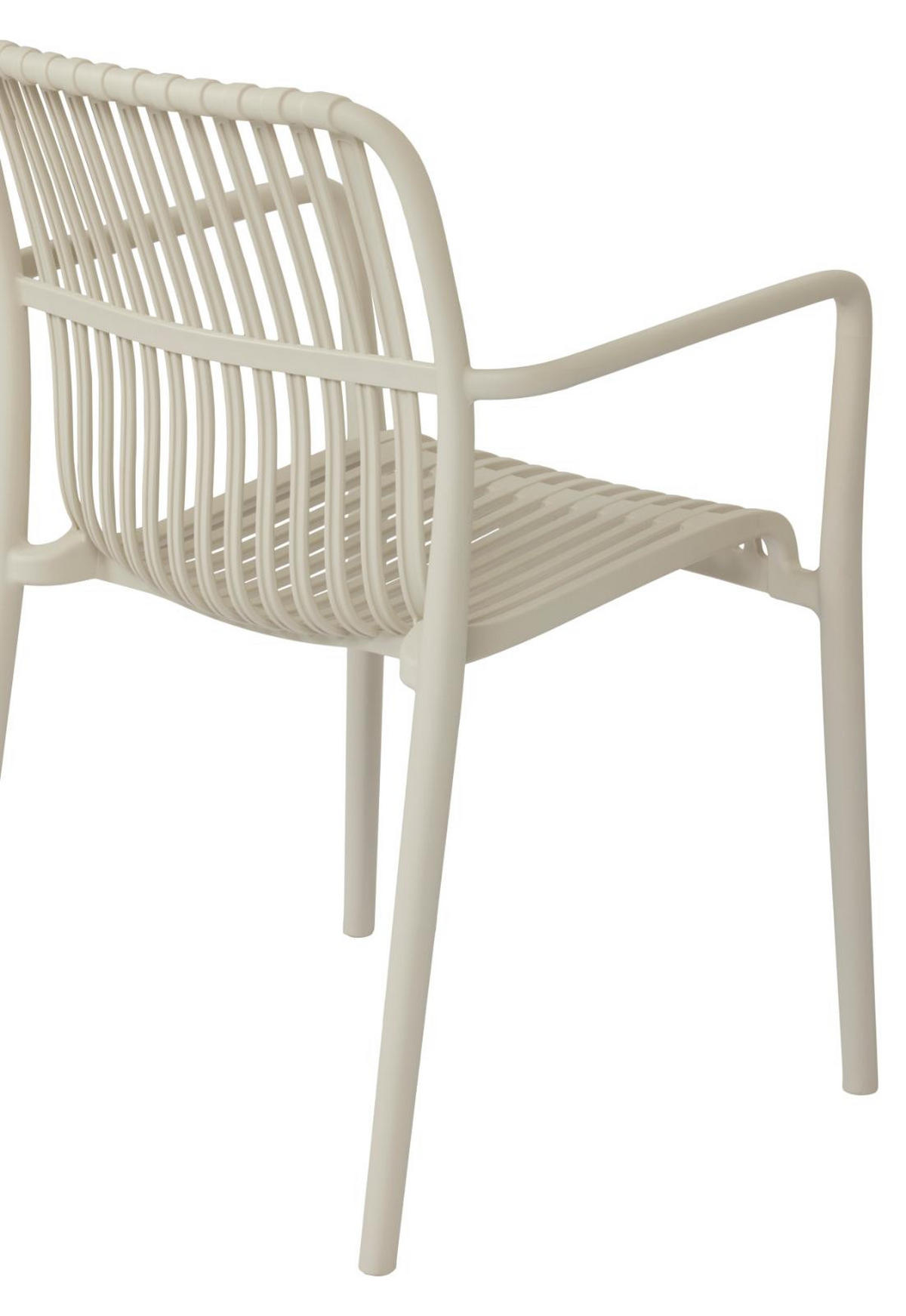 GARTENSTUHL, Iben, Sandfarben, Kunststoff, 56 x 58 x 83 cm - Sandfarben, Kunststoff (56/83/58cm) - ebuy24