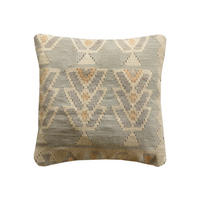 KELIM-KISSEN Mehrfarbig 65/65 cm Schurwolle - Multicolor, Textil (65/65cm) - Looma