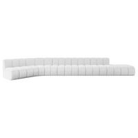 ECKSOFA modulares Sofa Brilo-L3 - 562x174x70 cm Weiß - Weiß, Holzwerkstoff/Textil (562/174cm) - ALTDECOR