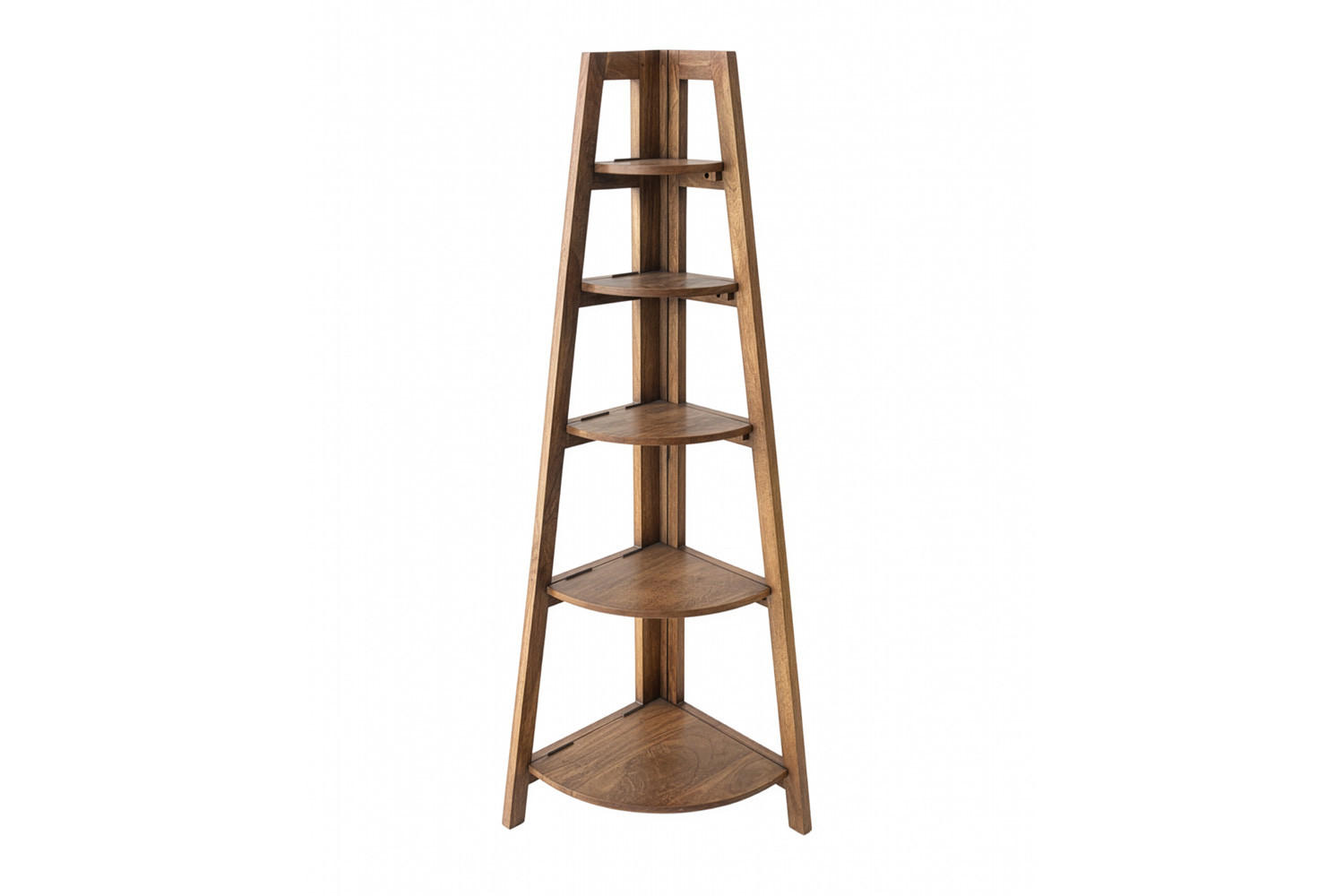 ECKREGAL Modena 148×64×44 cm, Mangoholz, Natur - Naturfarben, Holz (64/148/44cm) - dasmöbelwerk