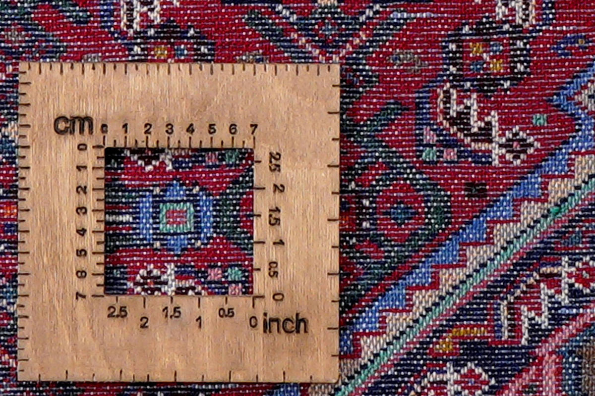 ORIENTTEPPICH handgeknüpft Assadabad Rot 197/125 cm Schurwolle - Rot, Textil (125/197cm) - Looma