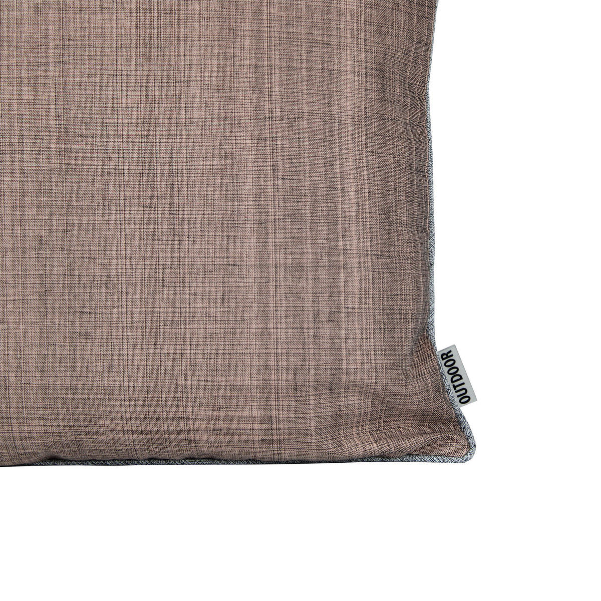 KISSENBEZUG Outdoor meliert 40x40 cm Lachs Rosa - Rosa, Textil (40/40cm) - TiborTex