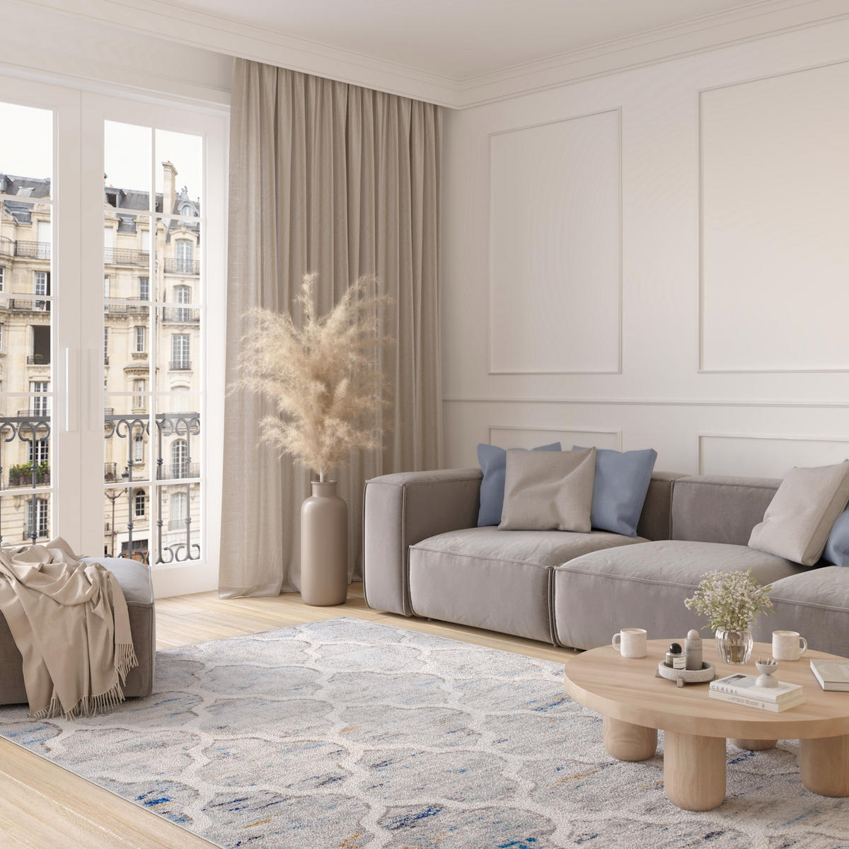 TEPPICH VALLEY Grau 200/300 cm - Grau, Textil (200/300cm) - Tapiso