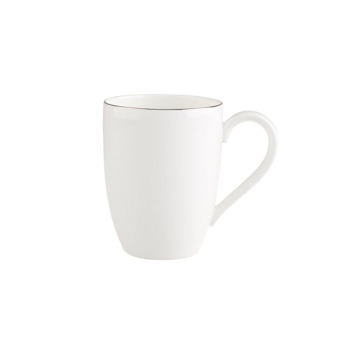 BECHER MIT HENKEL Anmut Platinum No. 1 weiß 300 ml - Weiß, Keramik (0.3L) - Villeroy & Boch