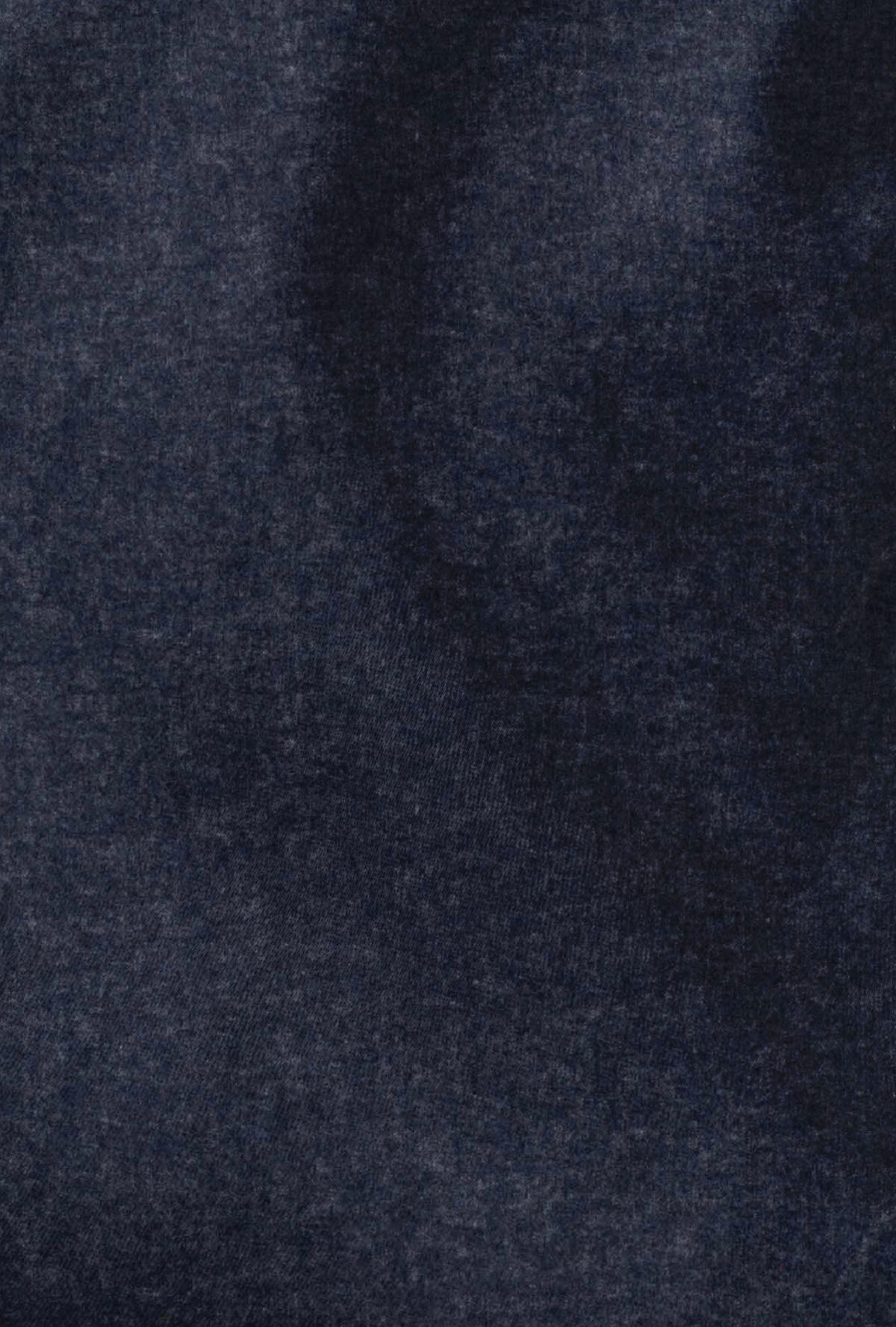 BETTWÄSCHE-GARNITUR Biber Melange UNI blau, 155x200 cm + 80x80 cm - Blau, Textil (155/200cm) - biberna