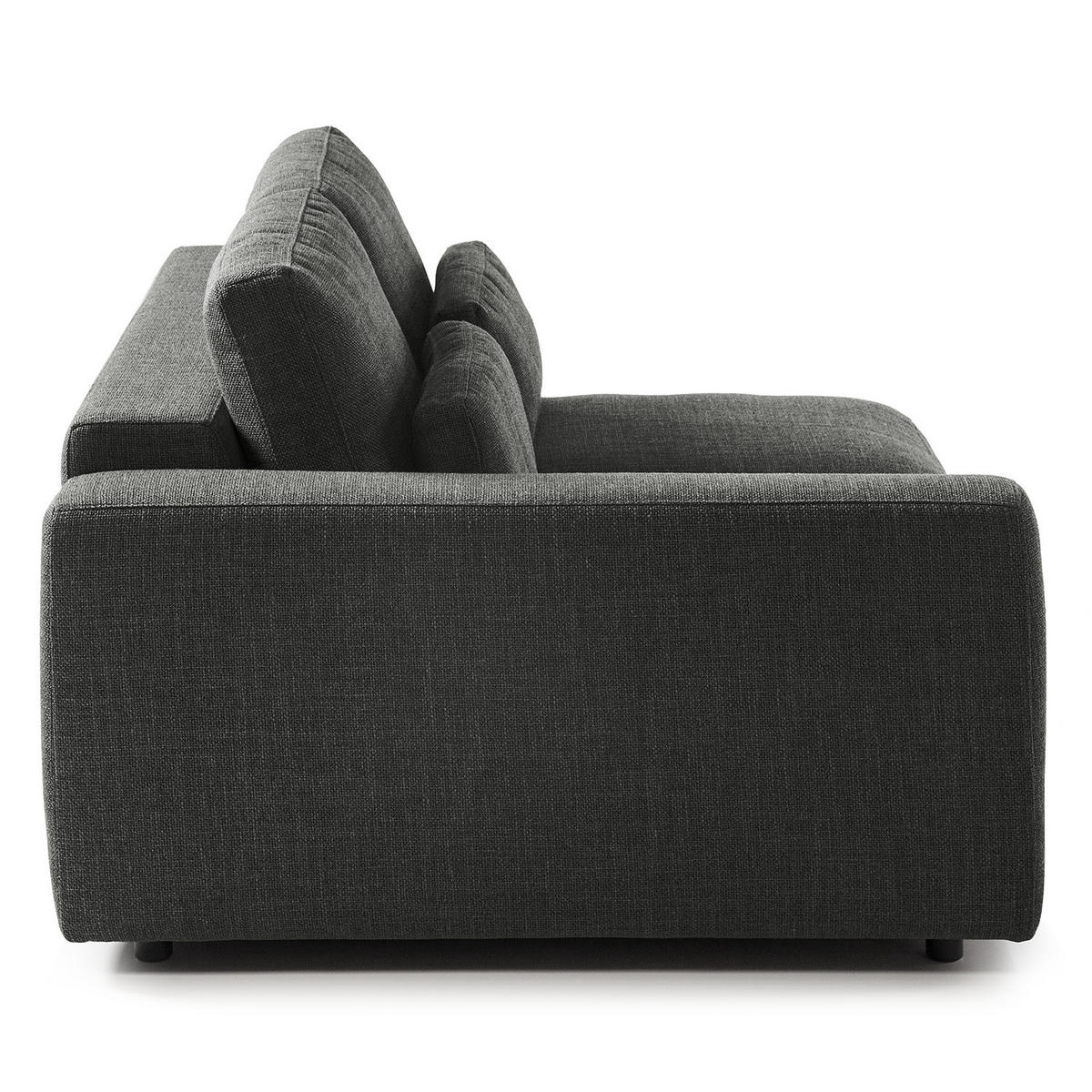 2-SITZER MODULSOFA - Grau, Textil (158/74/117cm) - home24