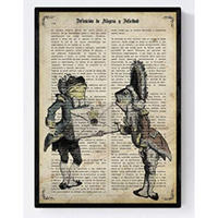 POSTER Frösche Und Alicia A4 Rahmenlos - Klar, Papier (29.7/5/21cm) - Nacnic