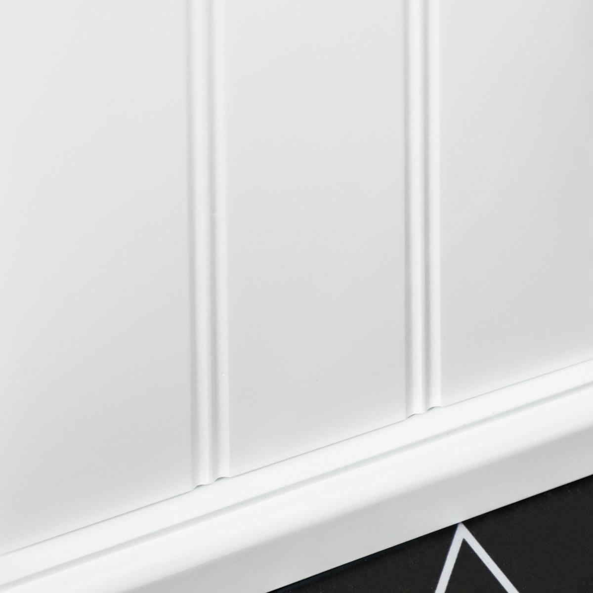 MIDISCHRANK DE-17300 integrierter Toilettenpapierhalter mit Schrank Weiß - Weiß, Holzwerkstoff (17.8/66.5/21.5cm) - ComfortXL