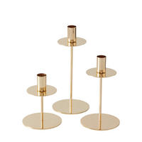 KERZENSTÄNDER Metall Phoenix 13/23 cm - Goldfarben, Metall (10/23/10cm) - Boltze Home