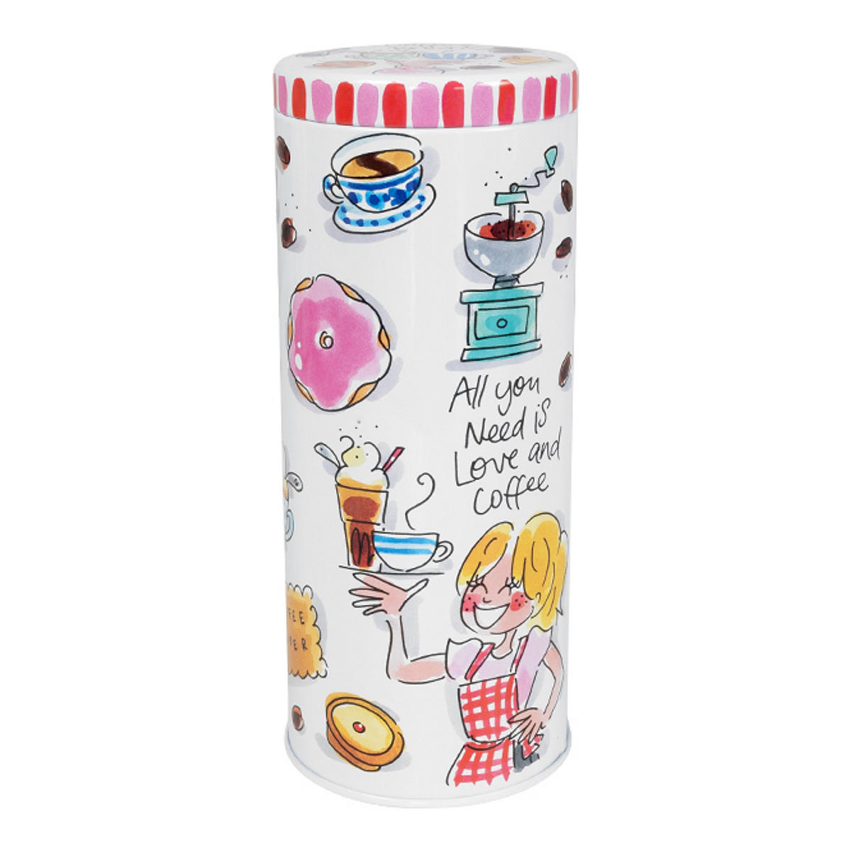 KAFFEEPADDOSE Blond x Senseo in Bunt - 18cm - Multicolor, Metall (7.5/18/7.5cm) - Blond Amsterdam