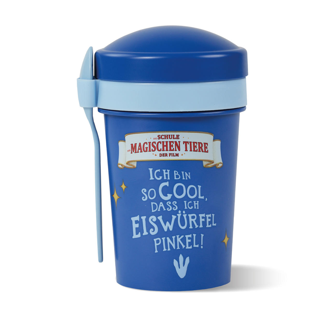 MÜSLIBECHER To Go 540 ml rPET - Blau, Kunststoff (11.3/11/16cm) - Stoneline