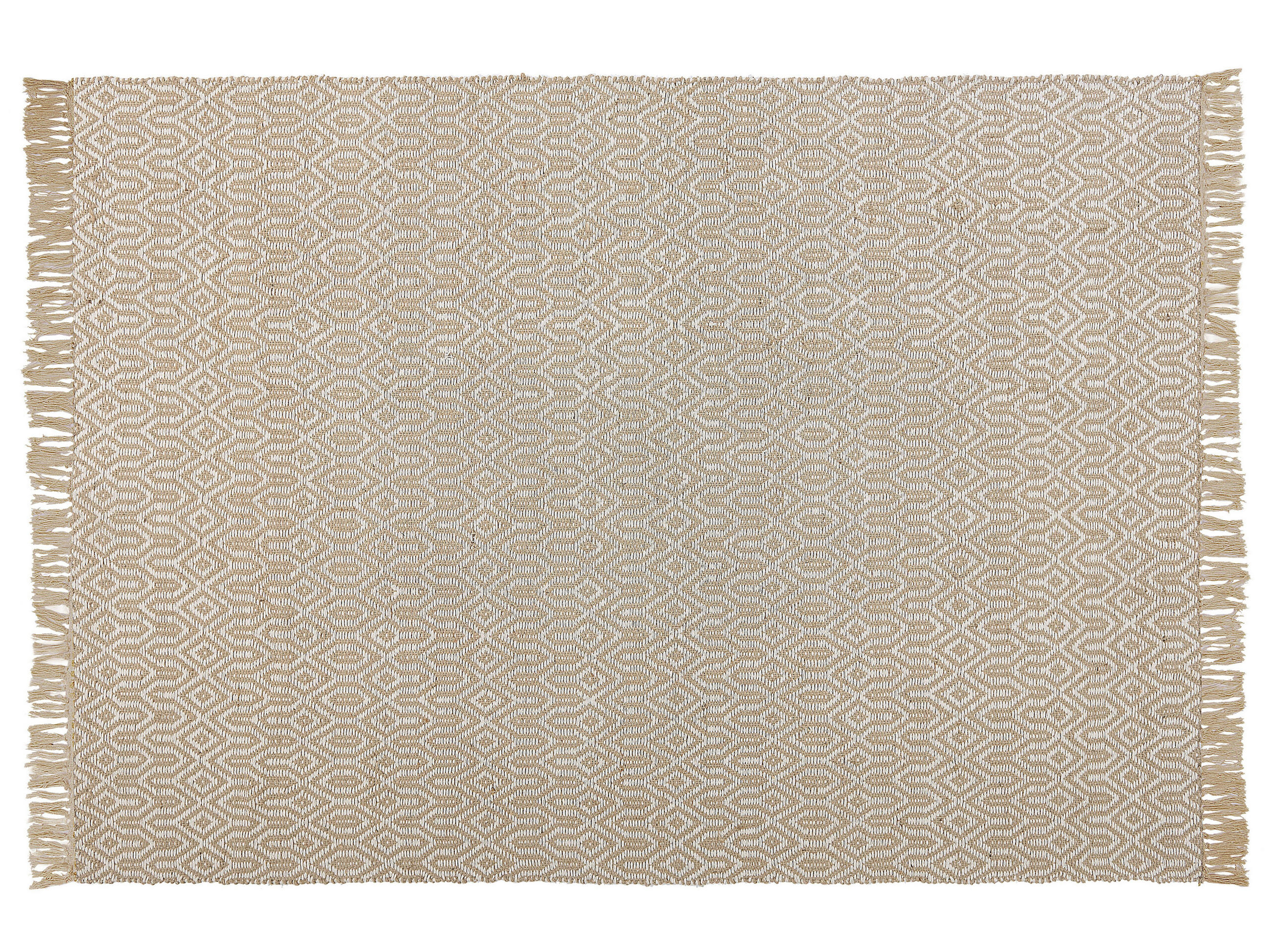 KURZFLOR-TEPPICH Pozanti 200/140 cm - Beige, Naturmaterialen (140/200cm) - Beliani
