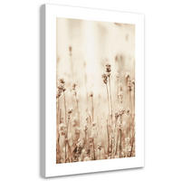 WANDBILD zarte feldblumen - Beige, Textil (40/60cm) - Feeby