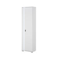 STAURAUMSCHRANK M19 Weiß Matt 55/200/35 cm rechts - Weiß, Holzwerkstoff (55/200/35cm) - Livojo