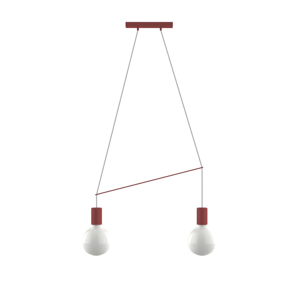 HÄNGELEUCHTE - Rot, Metall (4/12/6cm) - Lumicom