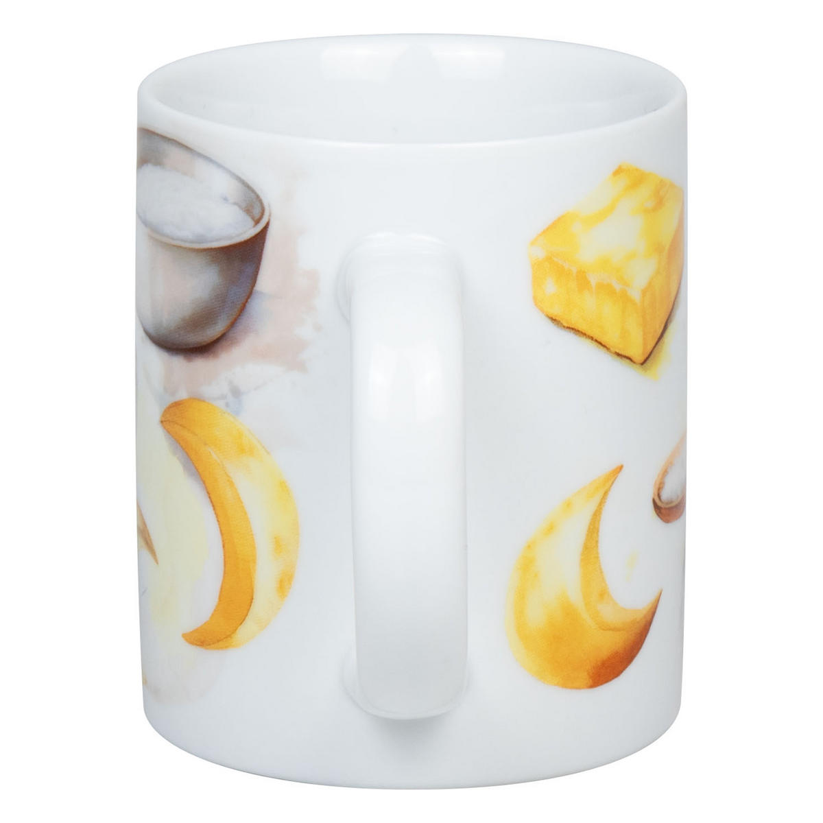 KAFFEEBECHER Weihnachtsbäckerei Vanillekipf - Naturfarben, Keramik (0.3L) - Könitz