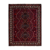 TEPPICH Gashgai Rot 203/164 cm Schurwolle - Rot, Textil (164/203cm) - Looma