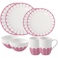 STARTER-SET Fleur Couleur Cassis 8er Set - Pink, Keramik (1/1/1cm) - Villeroy & Boch