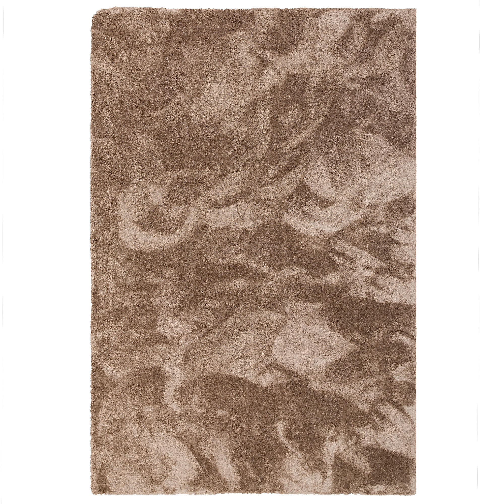 LUXUS HOCHFLOR SHAGGY TEPPICH VELVET - Braun, Textil (80/240cm) - Snapstyle