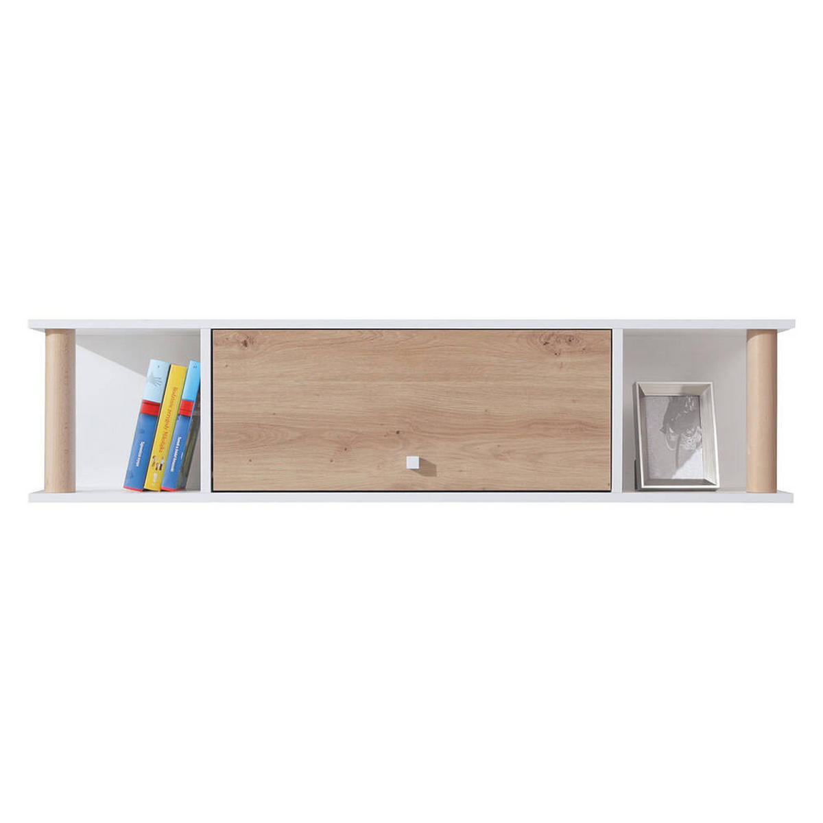 SCHLAFZIMMER Set 6-tlg. – FARO System – Grau / Weiß - Grau, Holzwerkstoff (80/190/50cm) - hi-markt