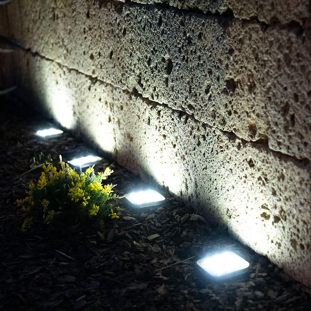 LED AUSSENLEUCHTE Edelstahl Silber 2er Set - Silberfarben, Metall (10/10/13cm)