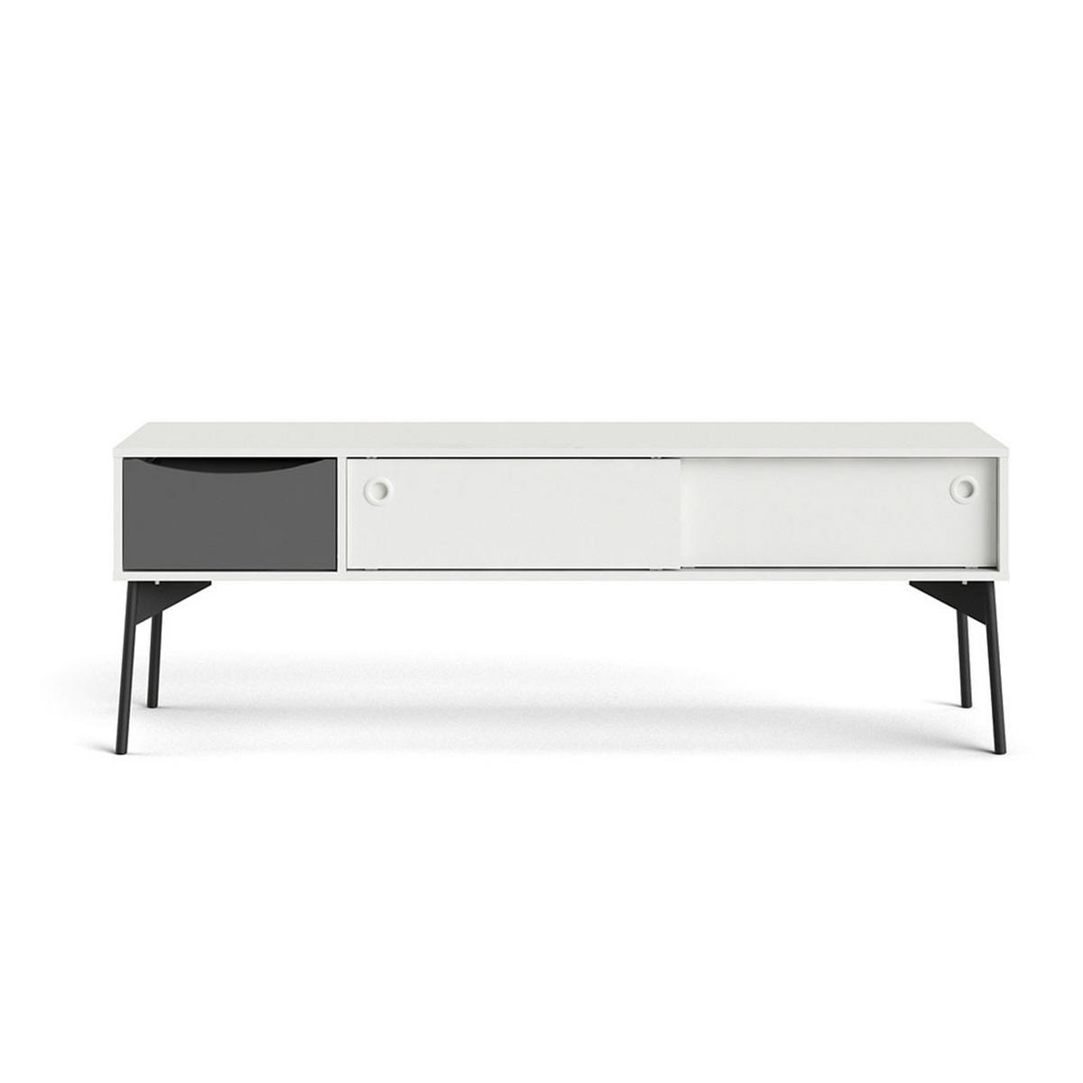 TV-ELEMENT weiß - Weiß, Holzwerkstoff (154/53/39cm) - ebuy24
