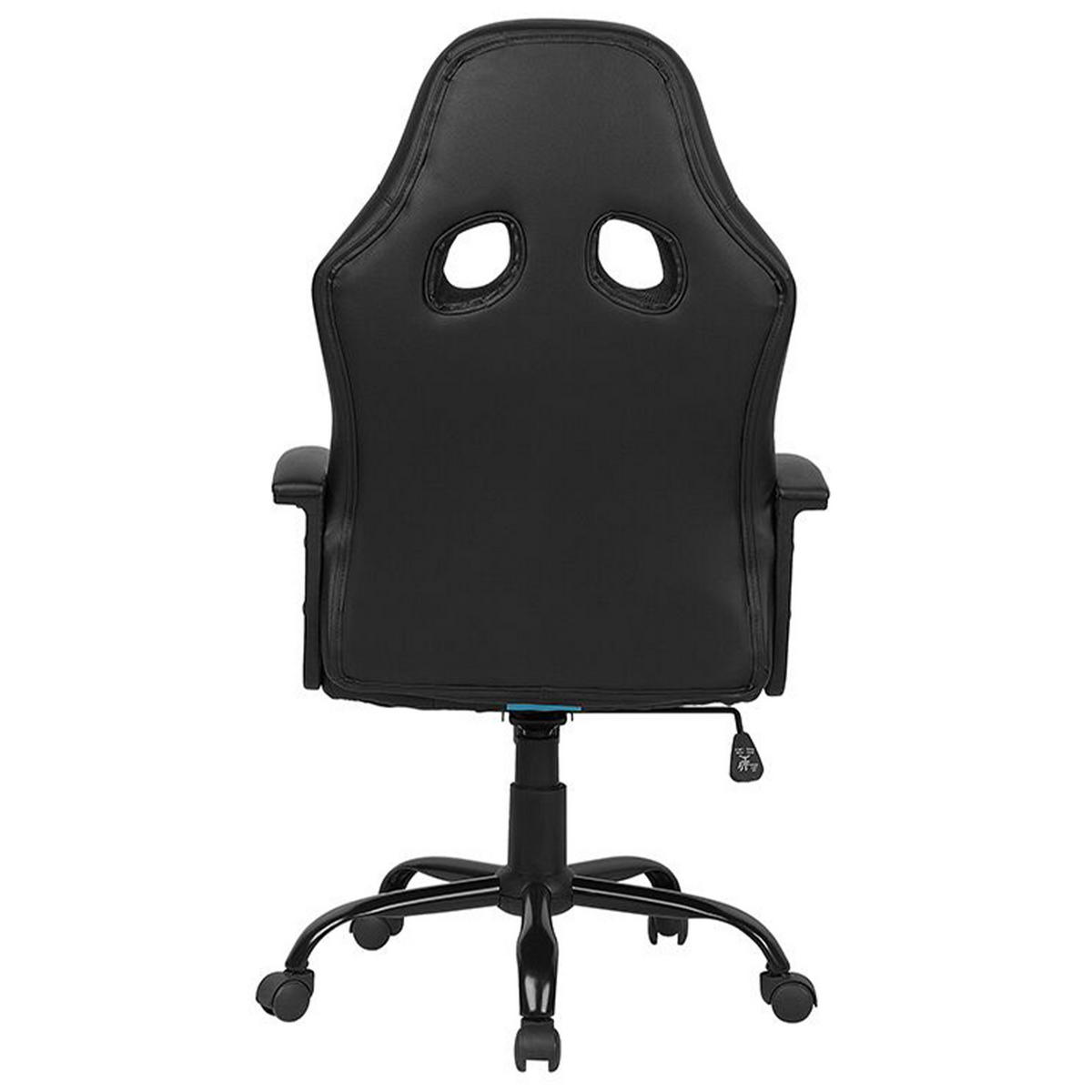BÜROSTUHL Kunstleder Hellbraun/Schwarz Success - Schwarz, Textil/Metall (60/117/60cm) - Beliani