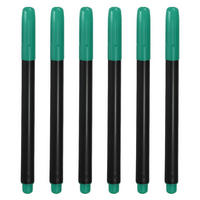 PERMANENT Marker Set 6-teilig Dunkelgrün - Grün, Kunststoff (1.1/1.1/14.8cm)