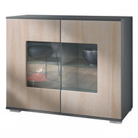 KOMMODE Grömitz Eiche sägerau - Eiche San Remo, Holzwerkstoff (92.5/75.5/35cm) - Vladon