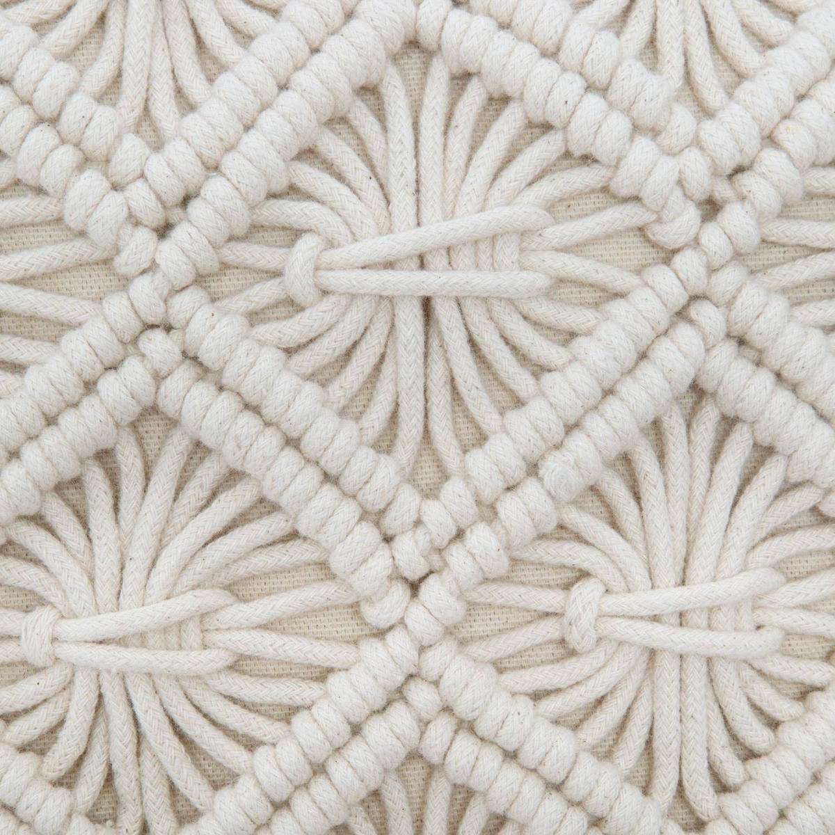 ZIERKISSEN Ete 40/40 cm - Beige, Naturmaterialien (40/40cm) - Atmosphera Createur d´interieur