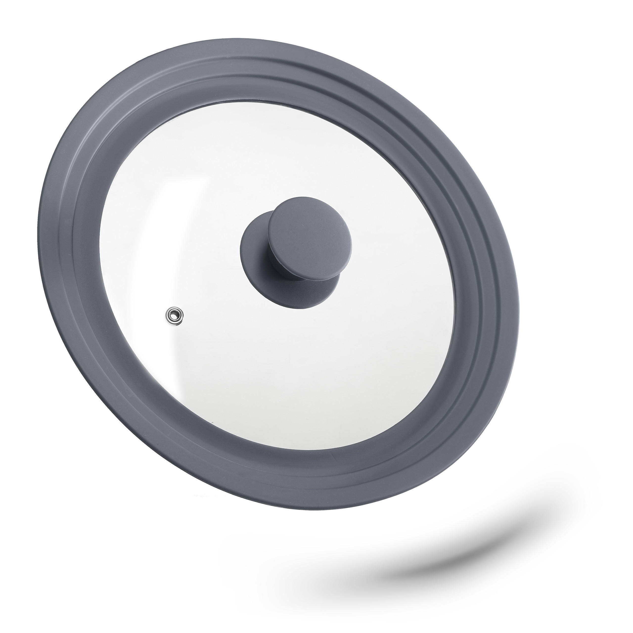 POKLICE na hrnec - různobarevná, plast/sklo (27.5/27.5/5cm) - Relaxdays