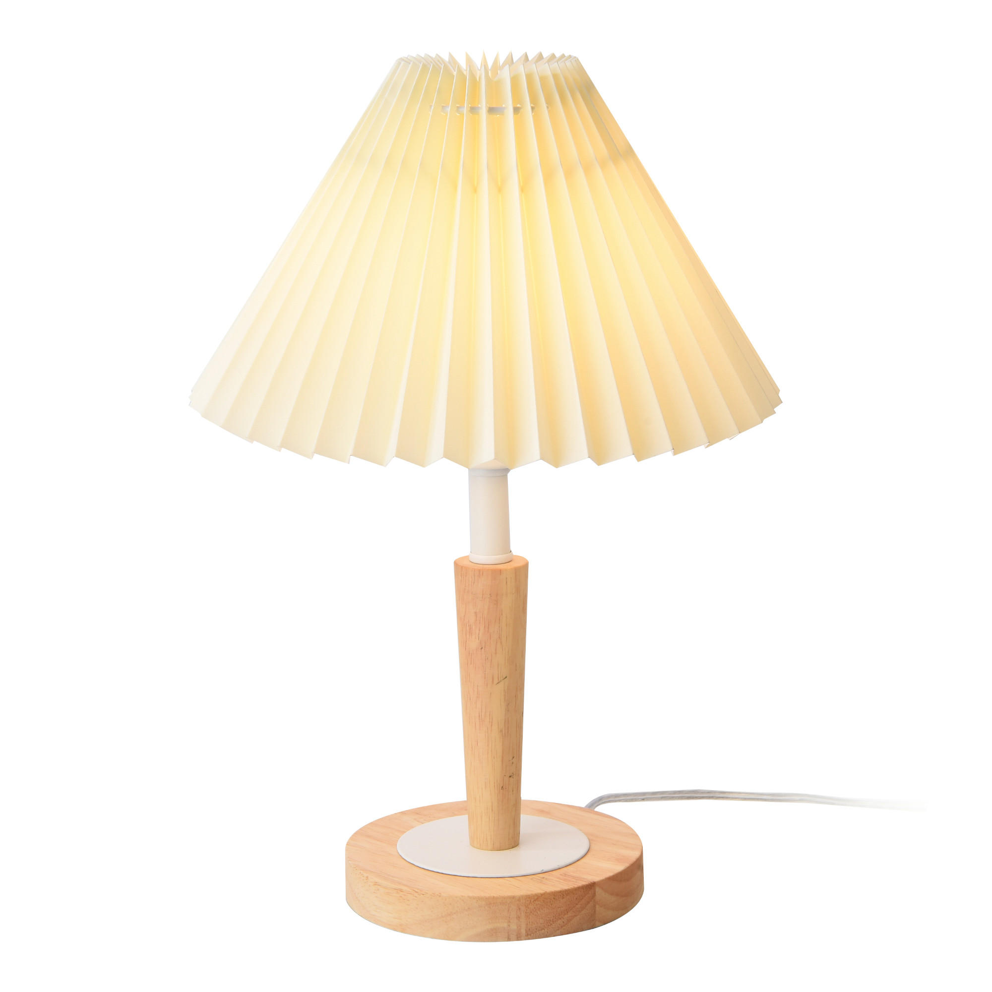 TISCHLEUCHTE Sittingbourne - Creme, Textil (24/24/35cm) - lux.pro