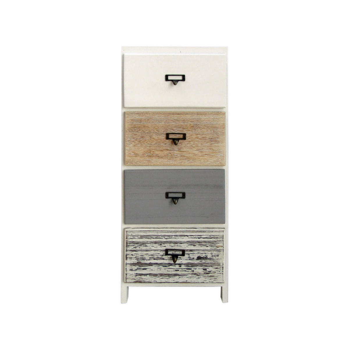 KOMMODE Weiß 24/30/79 cm - Weiß, Holz (24/79/30cm) - Mobili Rebecca