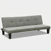 KLAPPSOFA schlaffähig - Grau - Grau, Textil (175/70/80cm) - Pasmara