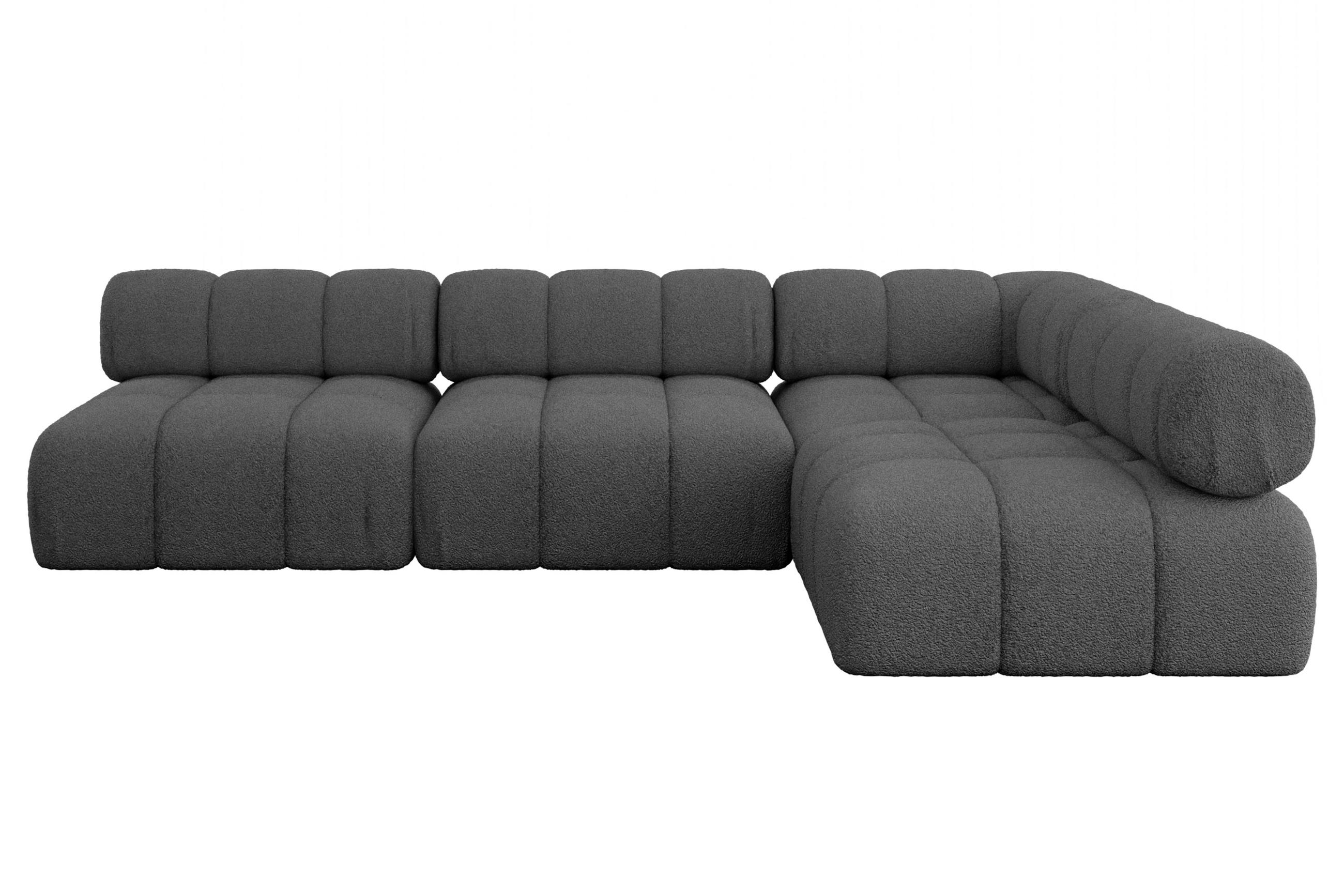 Altdecor Ecksofa Grau 285x190 cm