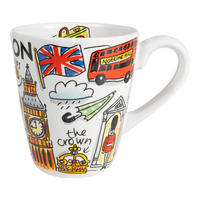 BECHER Blond Stadtikone London in Bunt - 350 ml - Multicolor, Keramik (0.35L) - Blond Amsterdam
