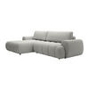 SCHLAFSOFA - 4 Personen-Sitzer - Stoff - Hellgrau - - Hellgrau, Textil (272/81/168cm) - Vente-Unique