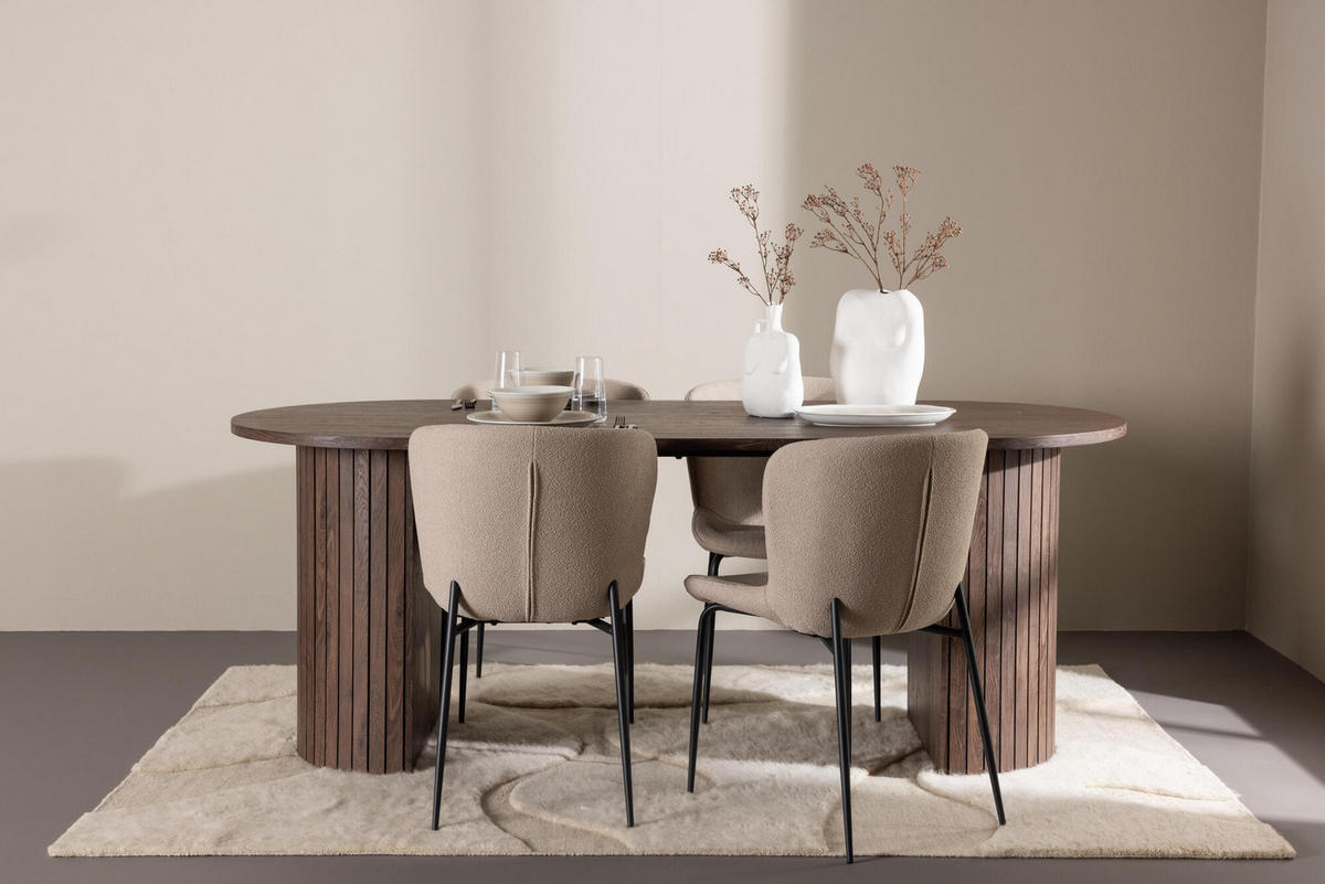 ESSTISCH HARON Braun 90x200x75 cm - Braun, Holzwerkstoff (200/90/75cm) - FURNLUX