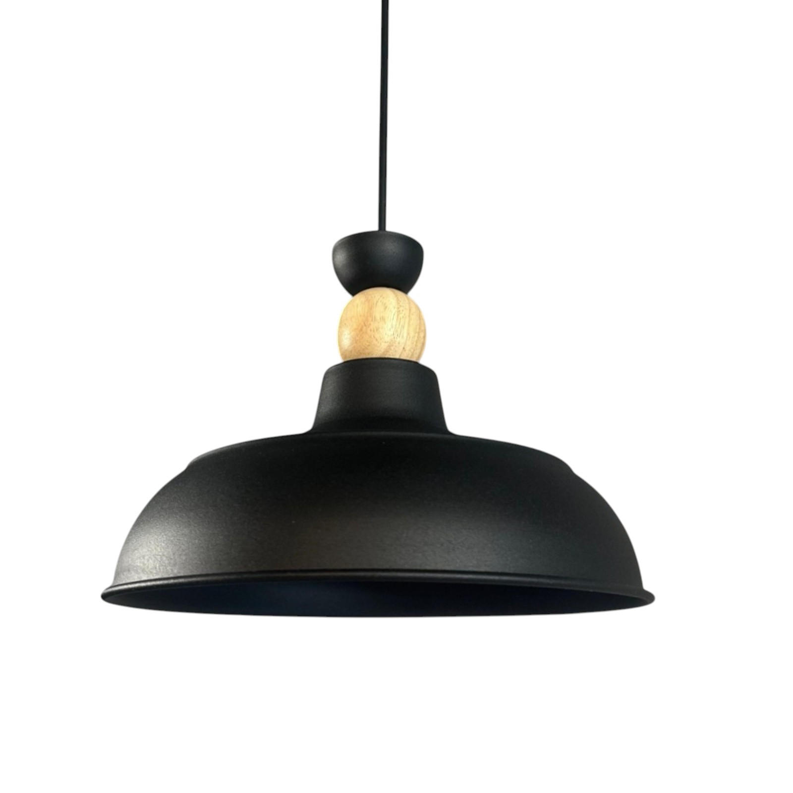 PENDELLEUCHTE ASVeluna - Schwarz, Metall (26/26/18cm) - Bamyum